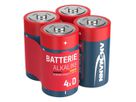 Alkaline Batterie Mono D / LR20 4er Schrumpffolie - Mono D 1,5V Alkaline Batterien - 4 Stück