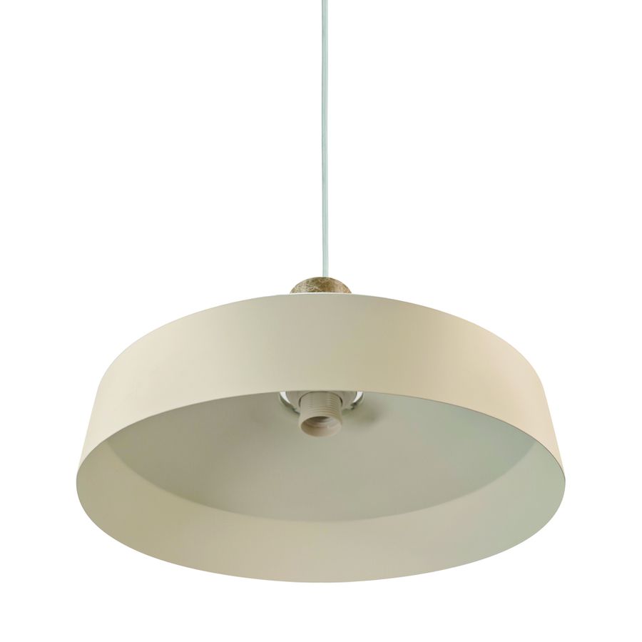 Pendelleuchte Elvas Marmor Beige - 60W, E27, IP20