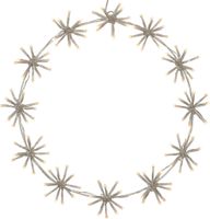 Silhouette Flower Ring - IP44, Weiss, Warmweiss