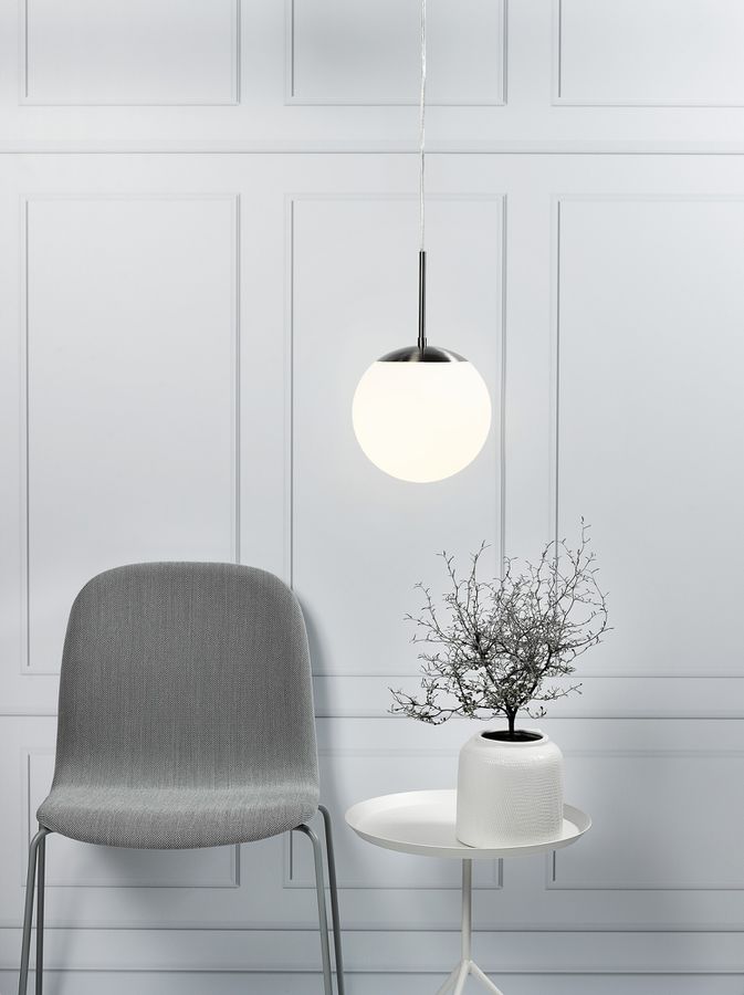 Café 30 - E27, max. 60W, IP20, opalweiss