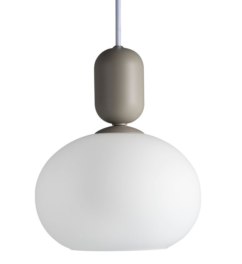 Notti, Pendelleuchte, Grau - E27, max. 40W, IP20