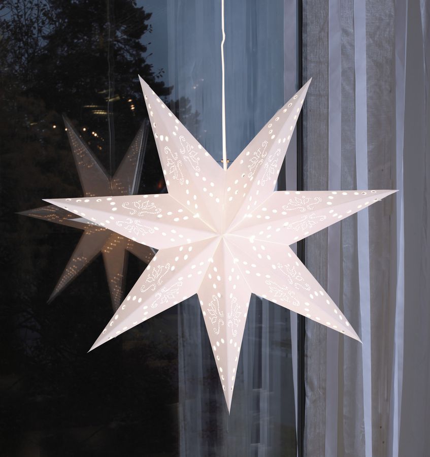 Papier Stern Romantic - IP20, Weiss