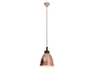 Metallpendelleuchte Copper mit Holzoptikaufsatz - E27, 60W, IP20