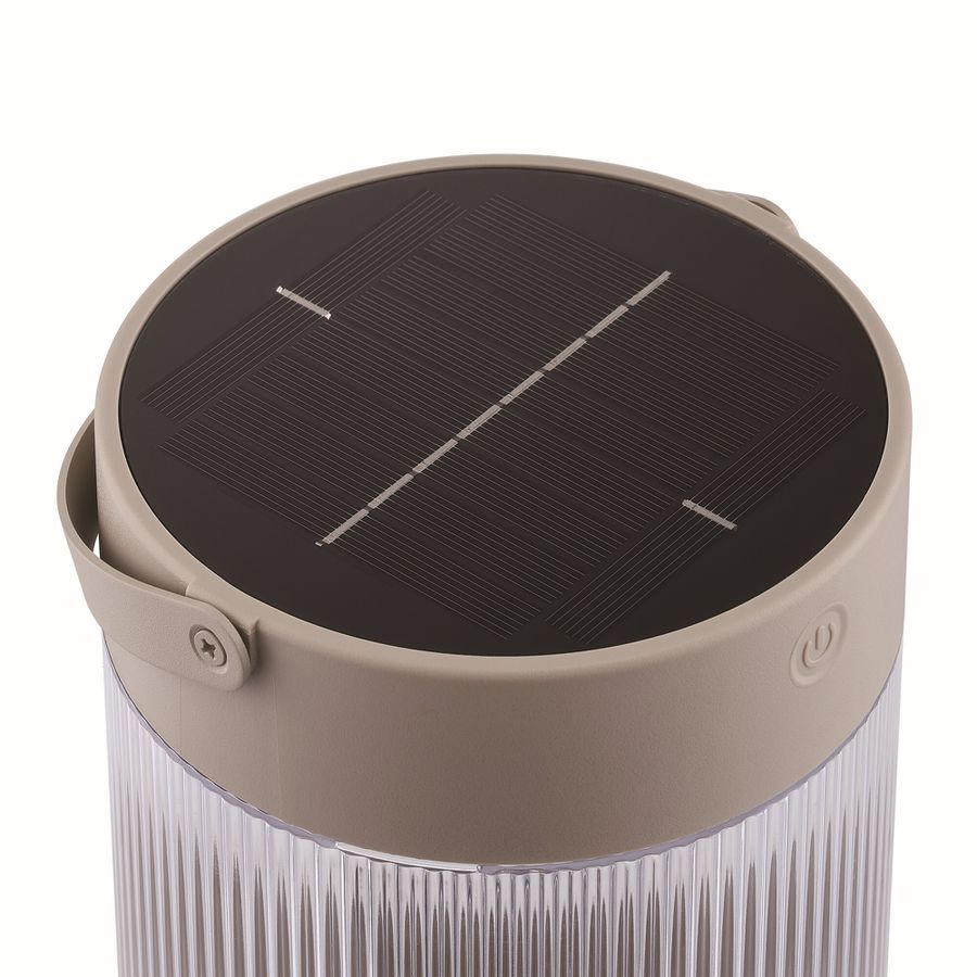 Coupar, Solar-Tischleuchte, Schwarz - LED-Modul 3.2W, IP44, schwarz