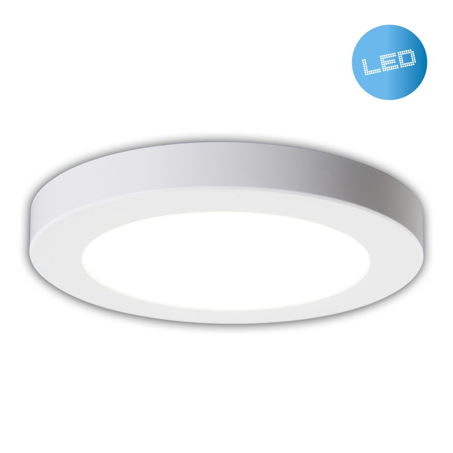 LED Deckenleuchte BONUS 16 - 11W, 1367lm, 3000/4000/7000K, IP20, CRI 80, weiss, nicht dimmbar, D=165mm, H=15mm