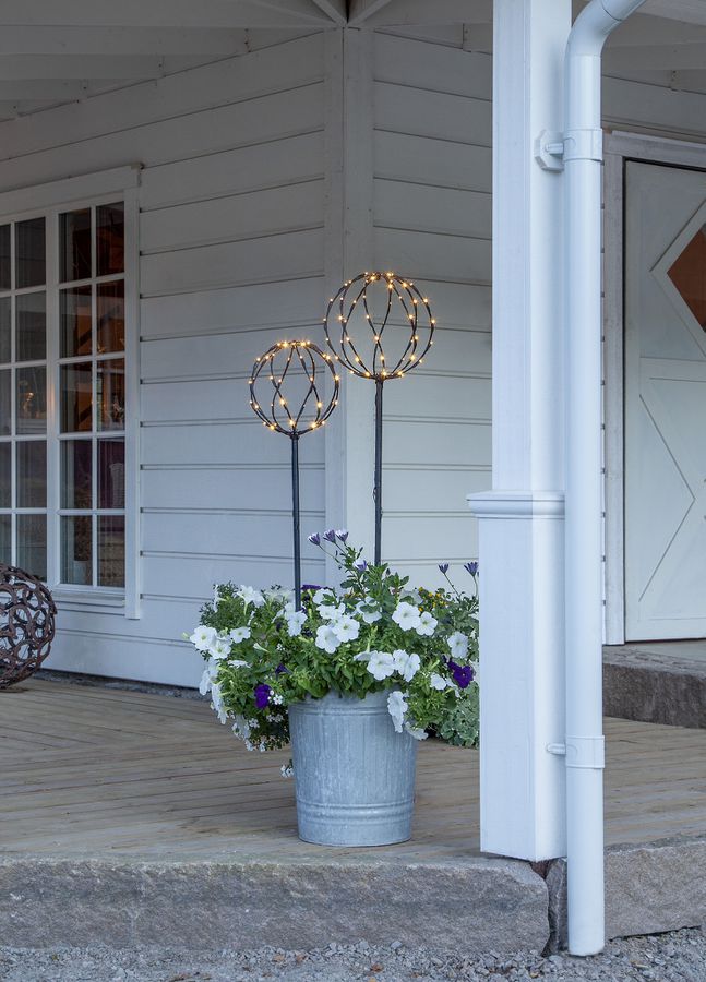 Outdoor Decoration Sphere - IP44, Warmweiss, 96 LED's