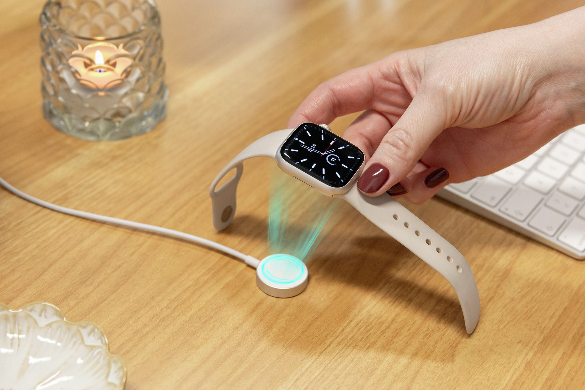 USB-C Ladekabel für Apple Watch , 100cm - USB-C Ladekabel für Apple Watch , 100cm