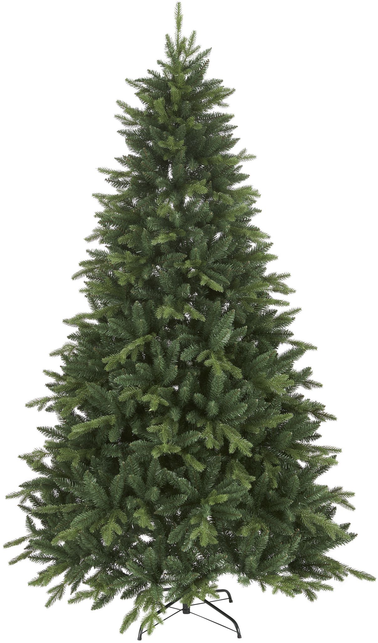 Künstlicher Weihnachtsbaum Bergen - Grün, keine Lämpchen, 210cm Höhe