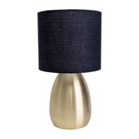 Tischleuchte Aurum H: 33 cm gold schwarz - E14, 40W, IP20