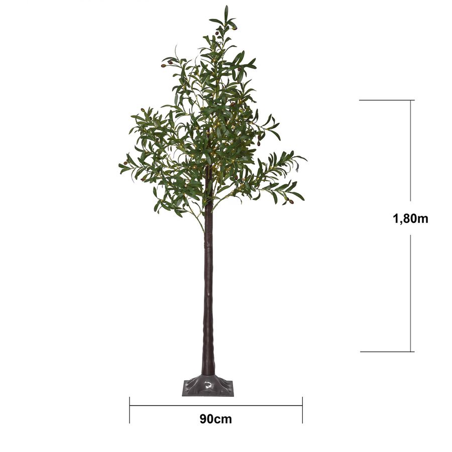 Decorative Baum Olivec - IP44, Warmweiss, 178 LED's