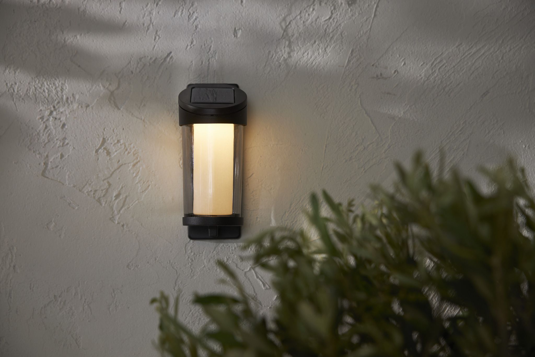 Solar-Wandleuchte Alippa - IP44, Kaltweiss, 1 LED