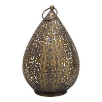 LED Dekoleuchte h: 27,8cm antik-gold - LED Dekoleuchte h: 27,8cm antik-gold