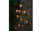 Solar-Wandleuchte COUPAR - LED-Modul 3.2W, IP44, schwarz