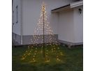 Outdoor Decoration Spiky - IP44, Golden Warmweiss, Schwarz