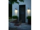 Solar-Wandleuchte Justina Schwarz - 5W, 3000K, 400lm, IP44
