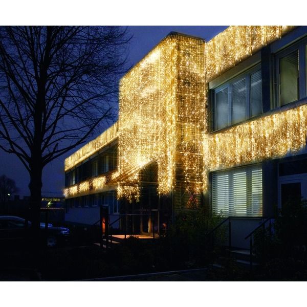 System LED Extra, Vorhang, 100x200cm - Schwarz, Warmweiss