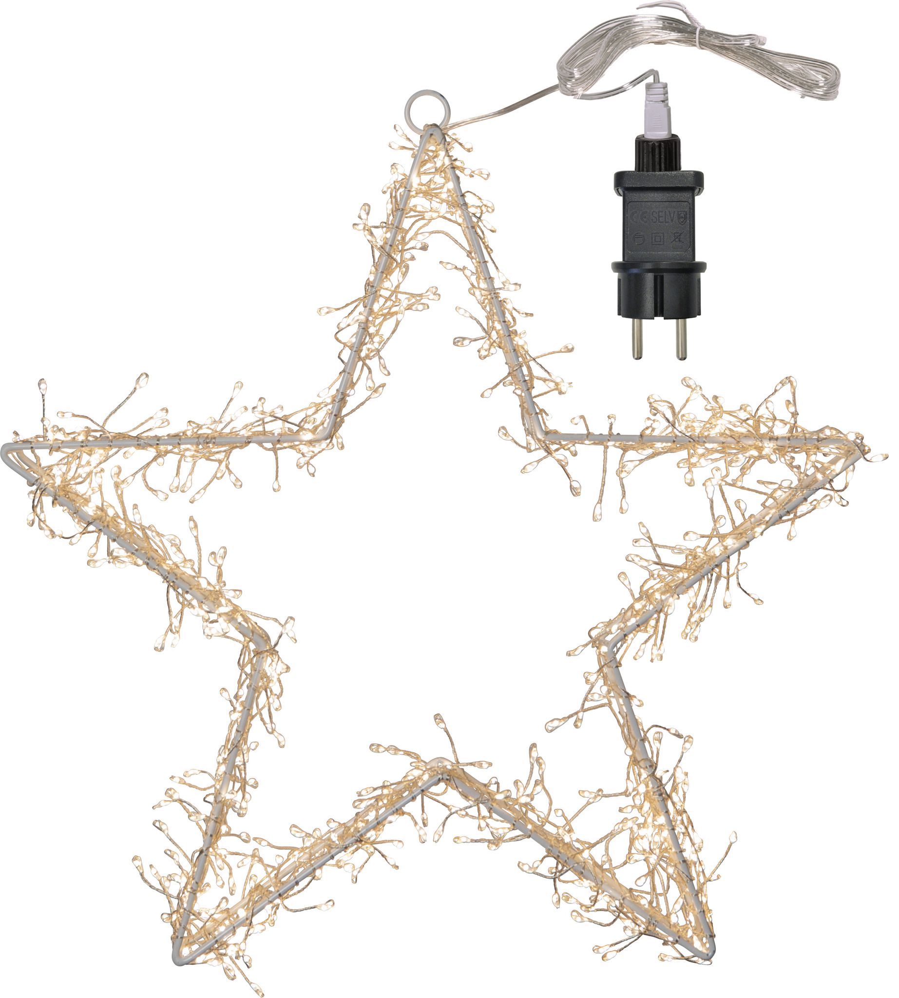 Silhouette Bonfire Stern - Indoor, Weiss, 37.00cm Höhe