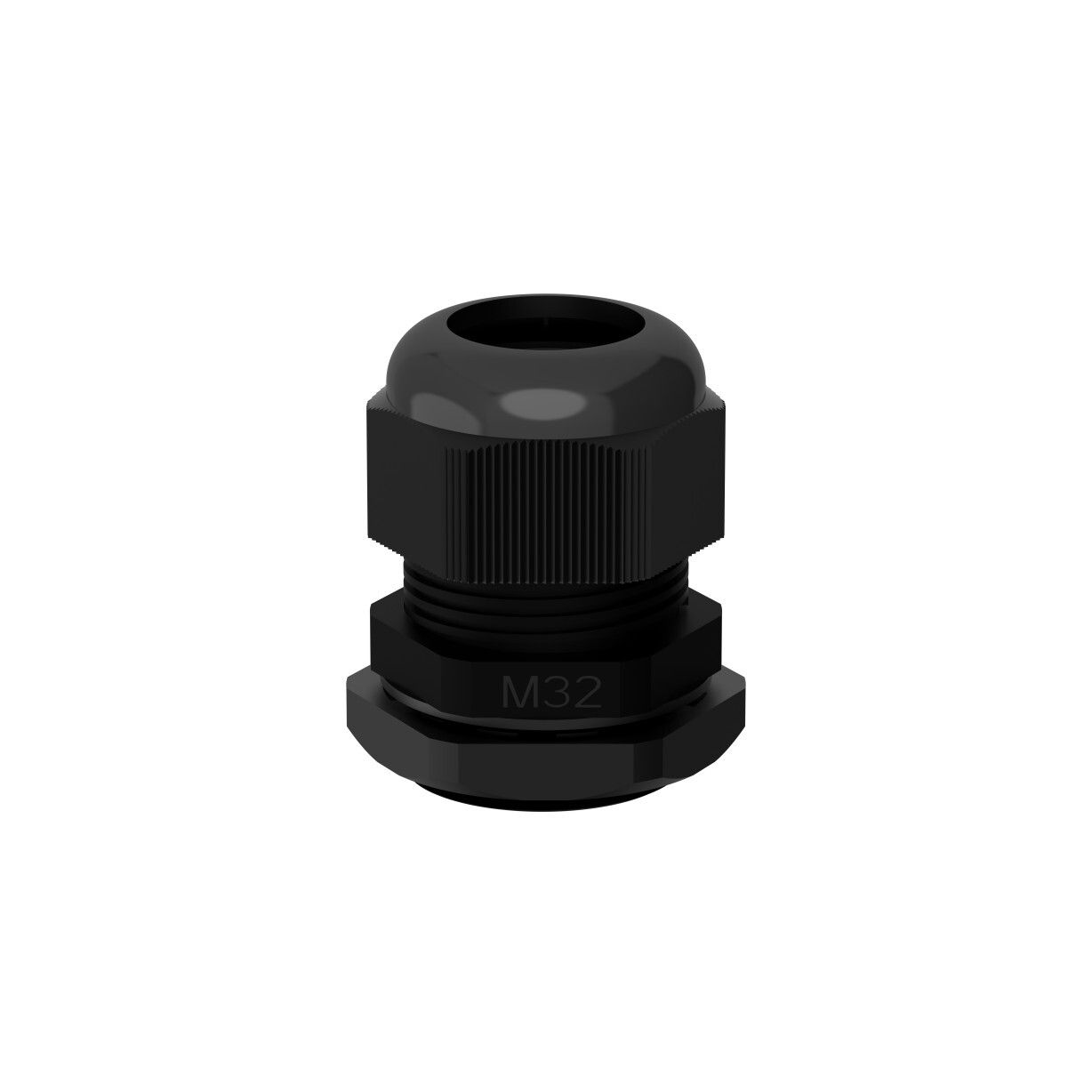 Kabelverschraubung - PA6, M32, schwarz, 10Stk.