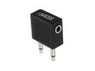 Airplane Audio Adapter - schwarz