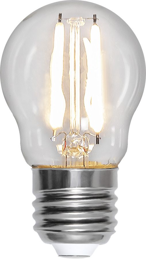 LED Leuchtmittel E27 G45 Klar Filament - E27, 250Lm, 2700K, 2W, 230V