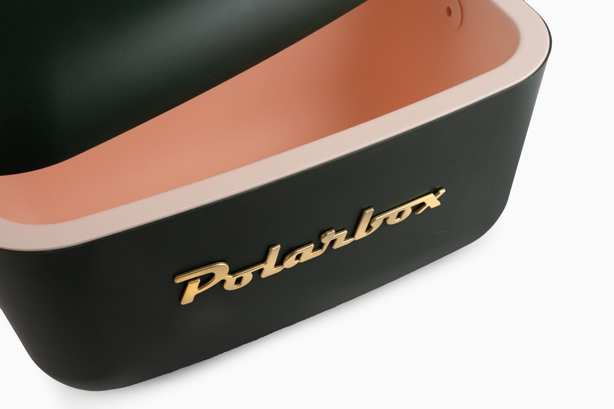 Polarbox Retro Cooler Waldgrün - Gold 20l - Kühlbox, 20l, Vintage Design