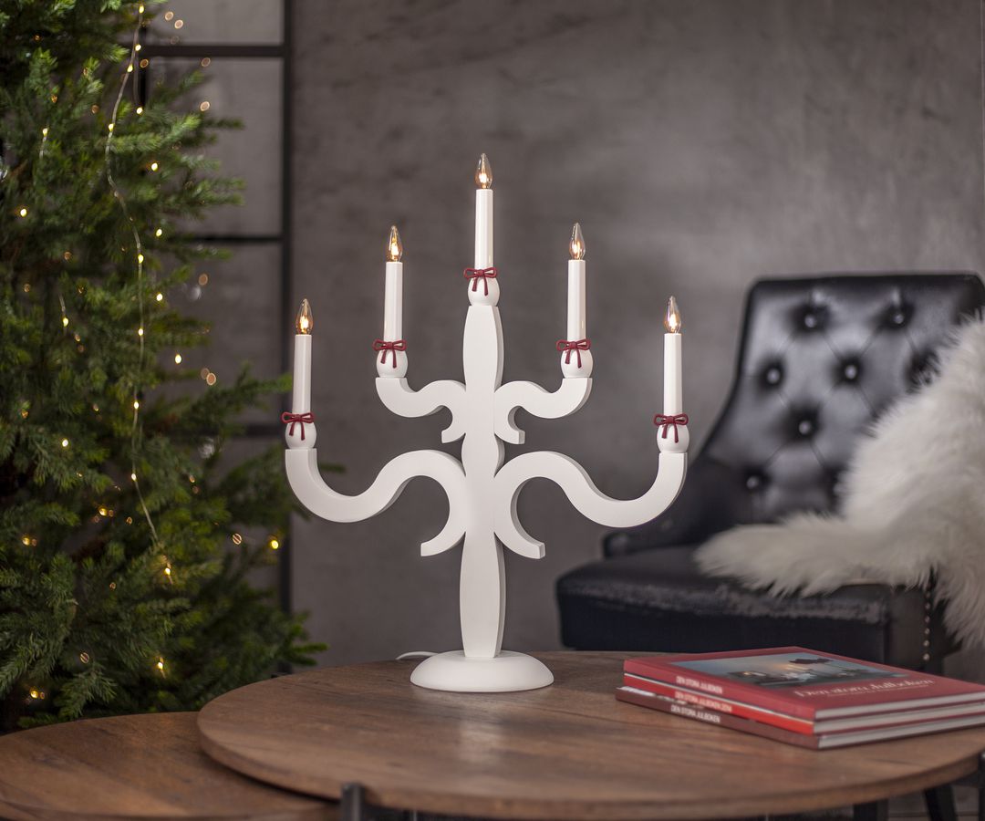 Kerzen Ring 7 Pack Zubehör - Indoor, Rot, 3.00cm Höhe