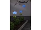 Solar Decoration Hortensia - Blau, Lichtfarbe Weiss