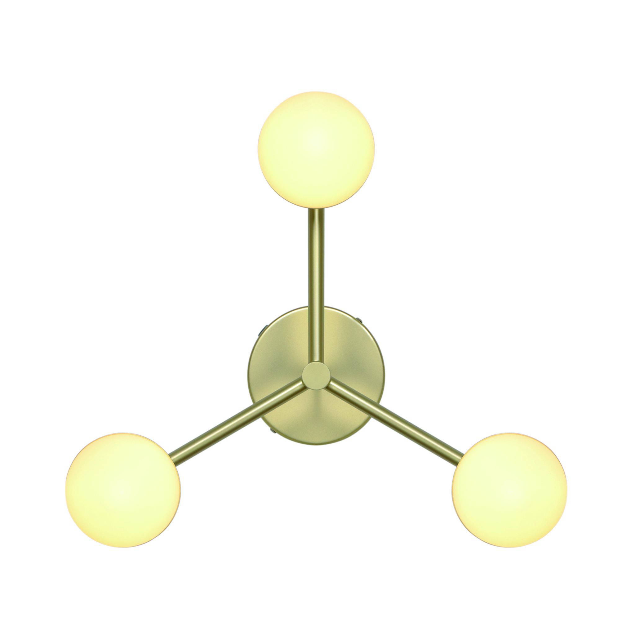 Deckenleuchte Contina Brushed Brass - 3x5W, G9, IP20