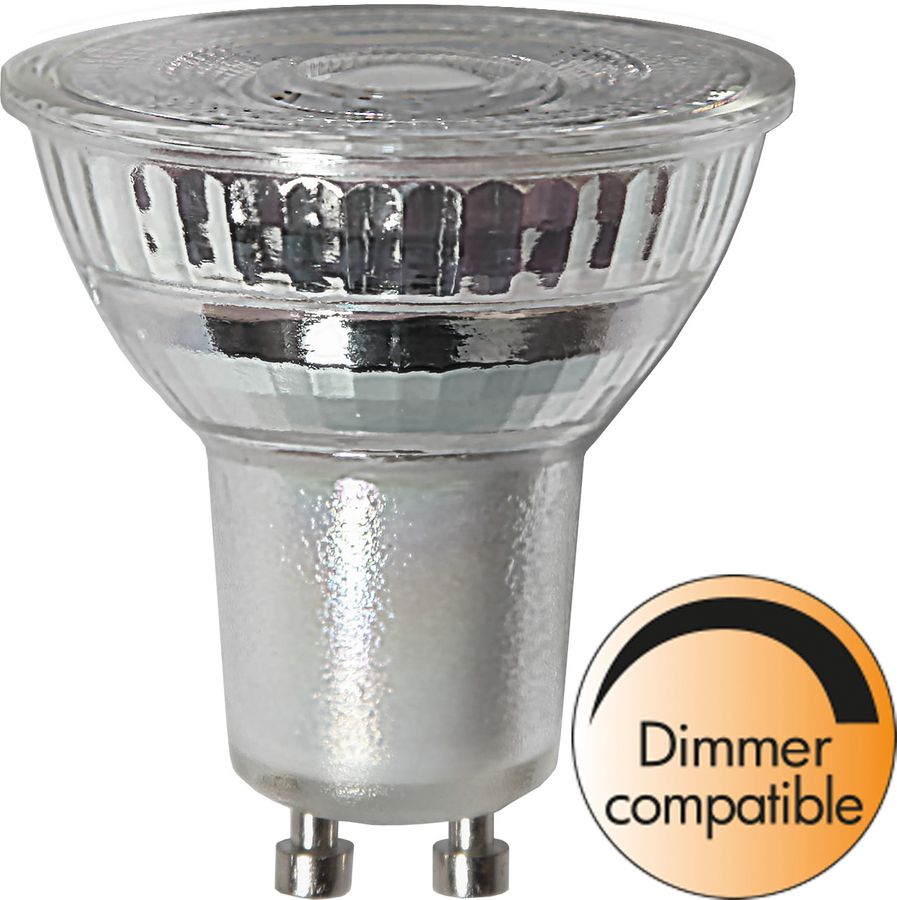 LED Leuchtmittel GU10 MR16 Spotlight Glass - GU10, 250Lm, 2700K, 3.1W, 220-240VAC