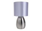 Tischleuchte Aurum H: 33 cm stahl-blank grau - E14, 40W, IP20