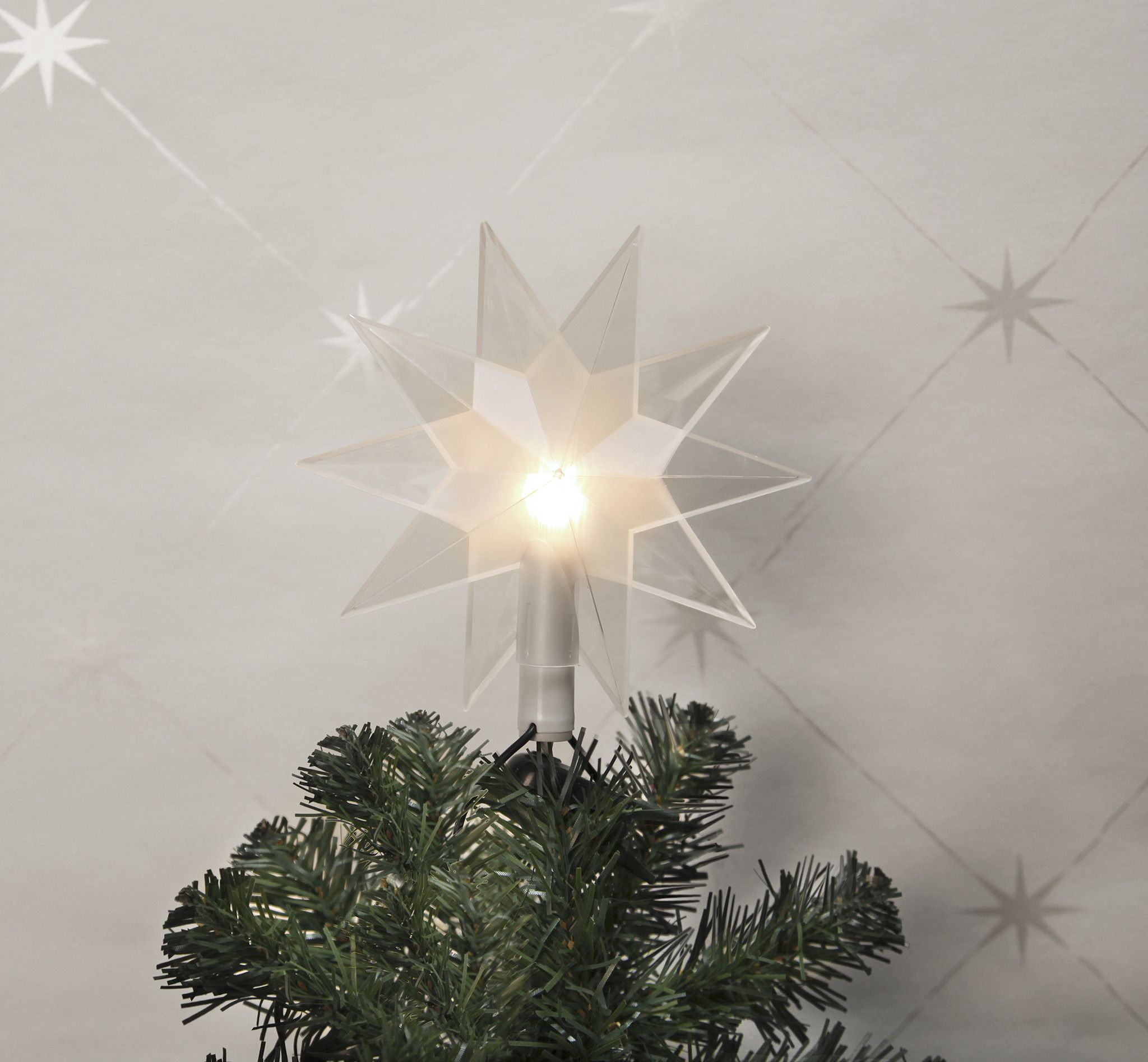 Stern für Weihnachtsbaum transparent - Stern für Weihnachtsbaum transparent