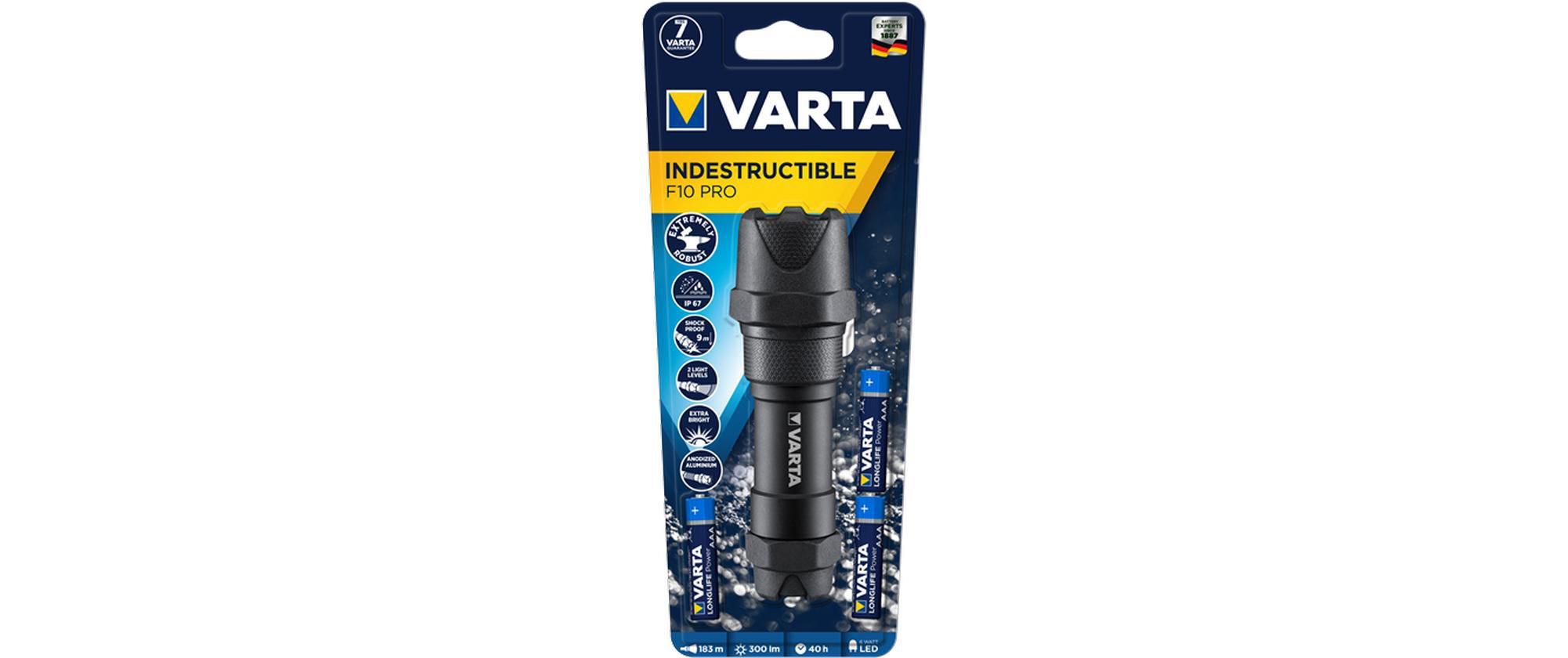 Taschenlampe Indestructible F10 Pro - 300 Lm, 40 h, 180 m