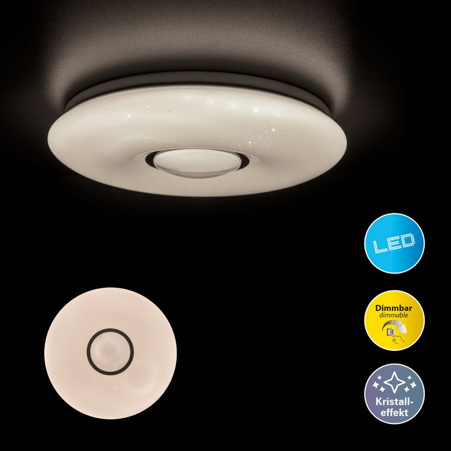 LED Deckenleuchte D.31cm Picton - LED fest verbaut, 3000K, warmweiss