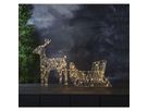 Decorazione esterna capriolo - IP44, Warmweiss, 120 LED