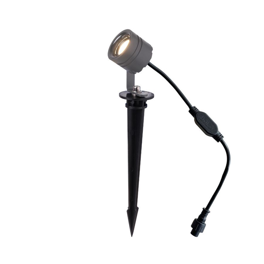 24V Spot Duopack Small - 24V DC, 2x3W, 2x220lm, 3000K, IP65, anthrazit, inkl. Spike