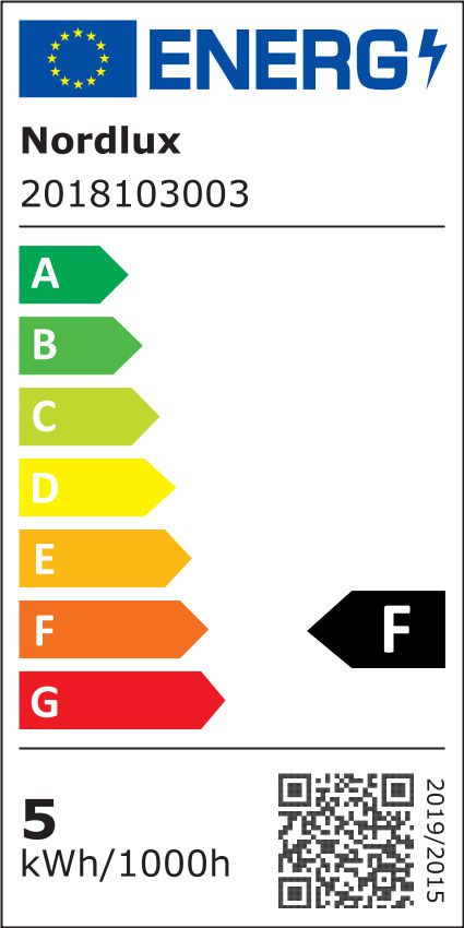 Sponge, Pendelleuchte, Schwarz/Weiss - LED Modul, 5W, IP65