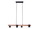 4er Pendelleuchte FRIDA schwarz L: 80 cm - GU10, IP20, 40W, 230V