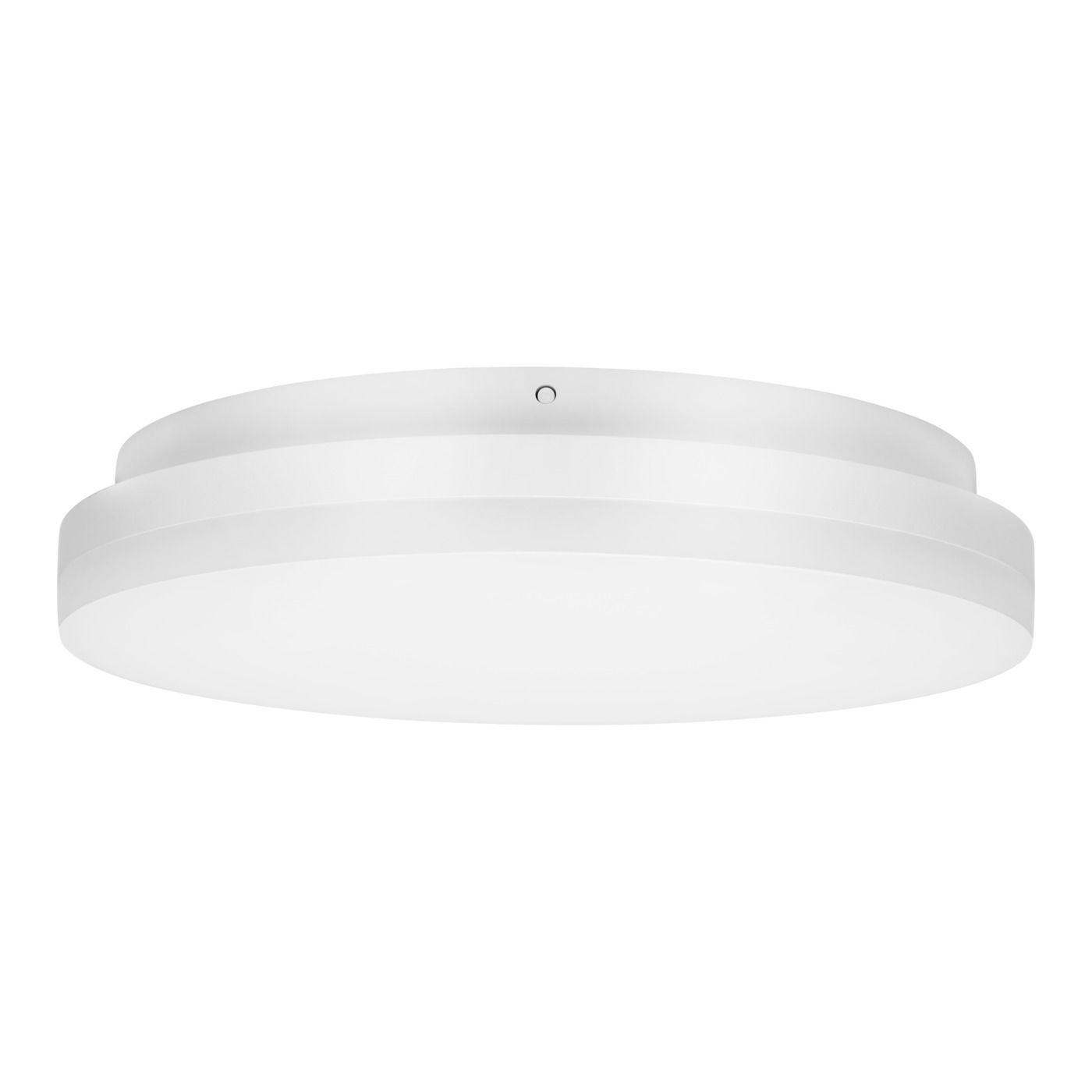 LED Not-Anbauleuchte SLICE CIRCLE III Switch - 10/18/24W, 1150/1800/2800lm, 3000/4000K, IP20, CRI >80, 110°, 1h Not, weiss, nicht dimmbar
