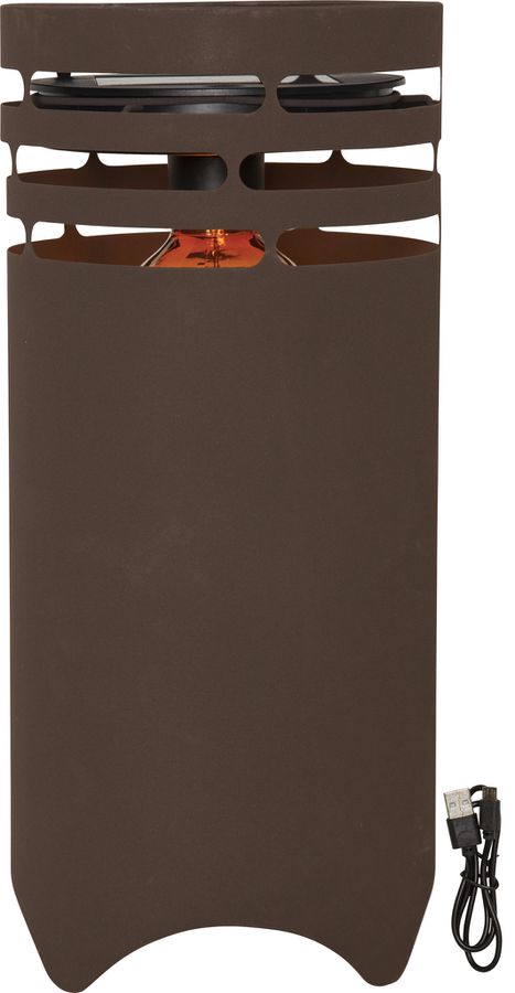 Solar Dekoration Marron - IP44, Warmweiss, 1 LED, USB-C