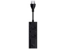 67W GaN Fast Charging Station - 2x T13, Out: USB-C1/ C2/ C3: 67W PD, C1+C2 shared: 45W + C3: 20W, USB-A: 5W, GaN, 2m Kabel, schwarz