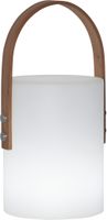 Outdoor-Laterne LUCIE - Weiss, 34 x 17 cm, warm&kaltweiss, wiederaufladbar