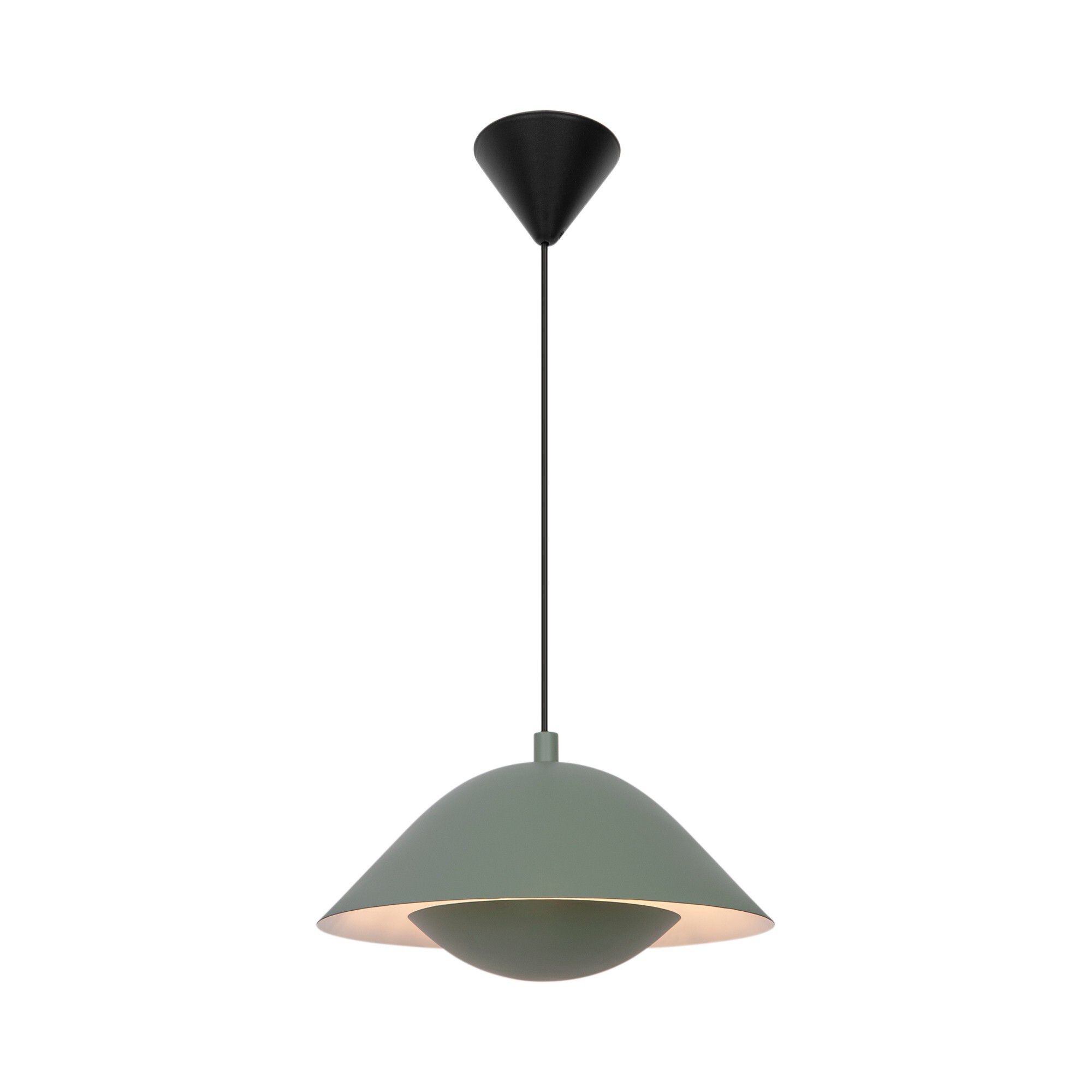 Pendelleuchte FREYA 35 - E27, max.40W, IP20, grün, dim. optional, exkl. Leuchtmittel, L=350mm, B=350mm, H=170mm, PL=2000mm