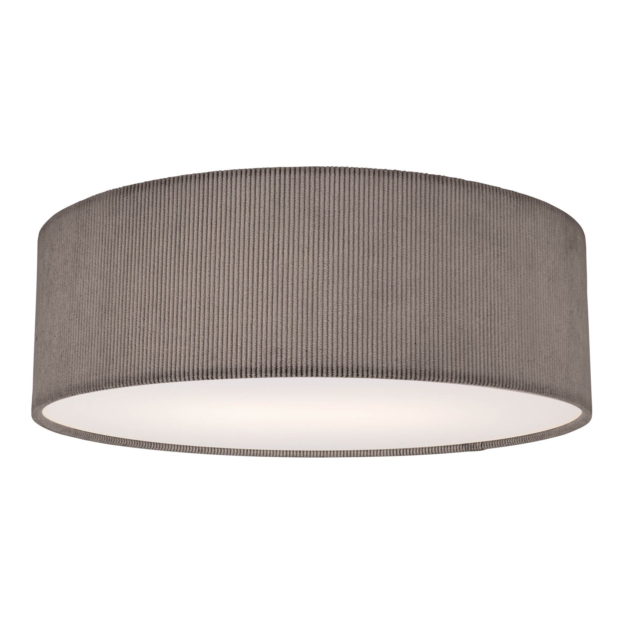 Deckenleuchte  ARDITA  : 40cm grau - IP20, E27, Grau