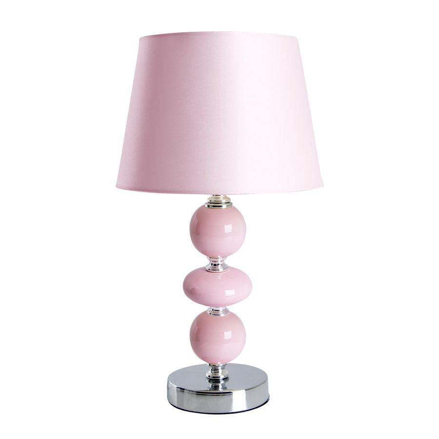 Keramik Tischleuchte Araga h: 36cm rosa - E14, 40W, IP20