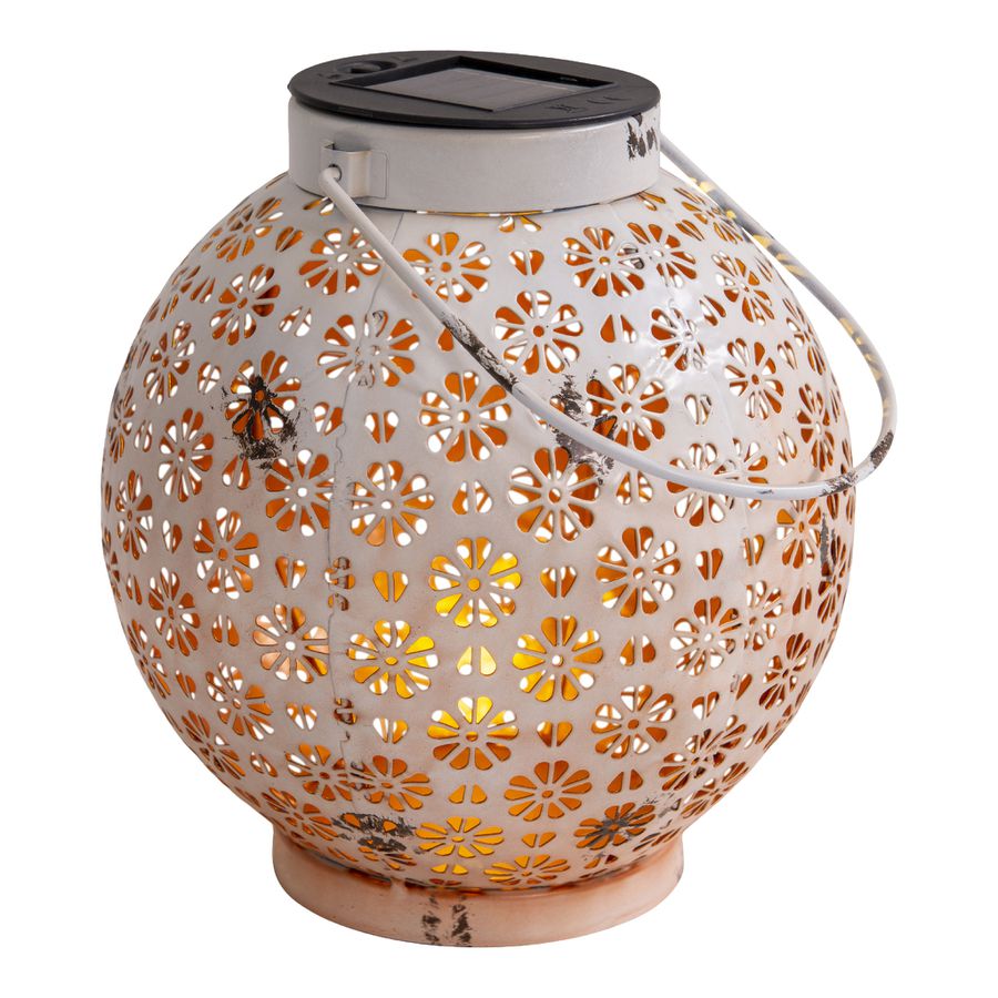 2er-Set LED Deko-Solarleuchte lb: 18cm weiß - 2er-Set LED Deko-Solarleuchte lb: 18cm weiß
