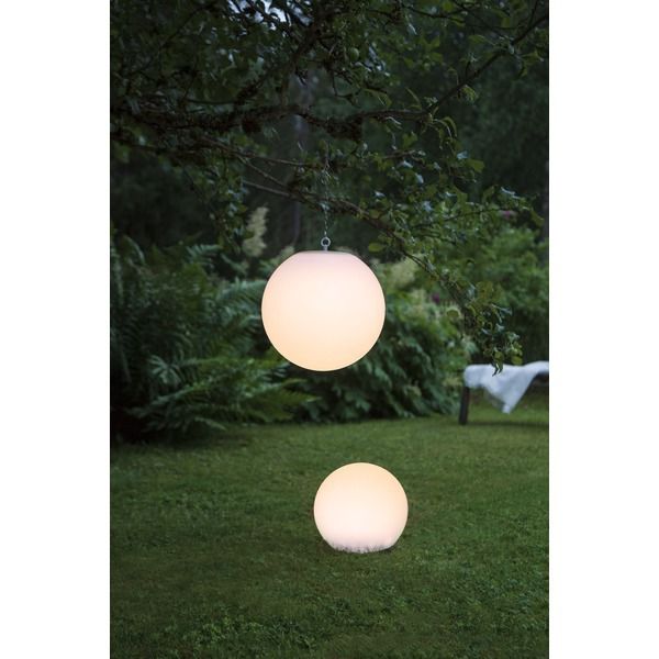 Solar Decoration Globy - Weiss, Lichtfarbe Warmweiss