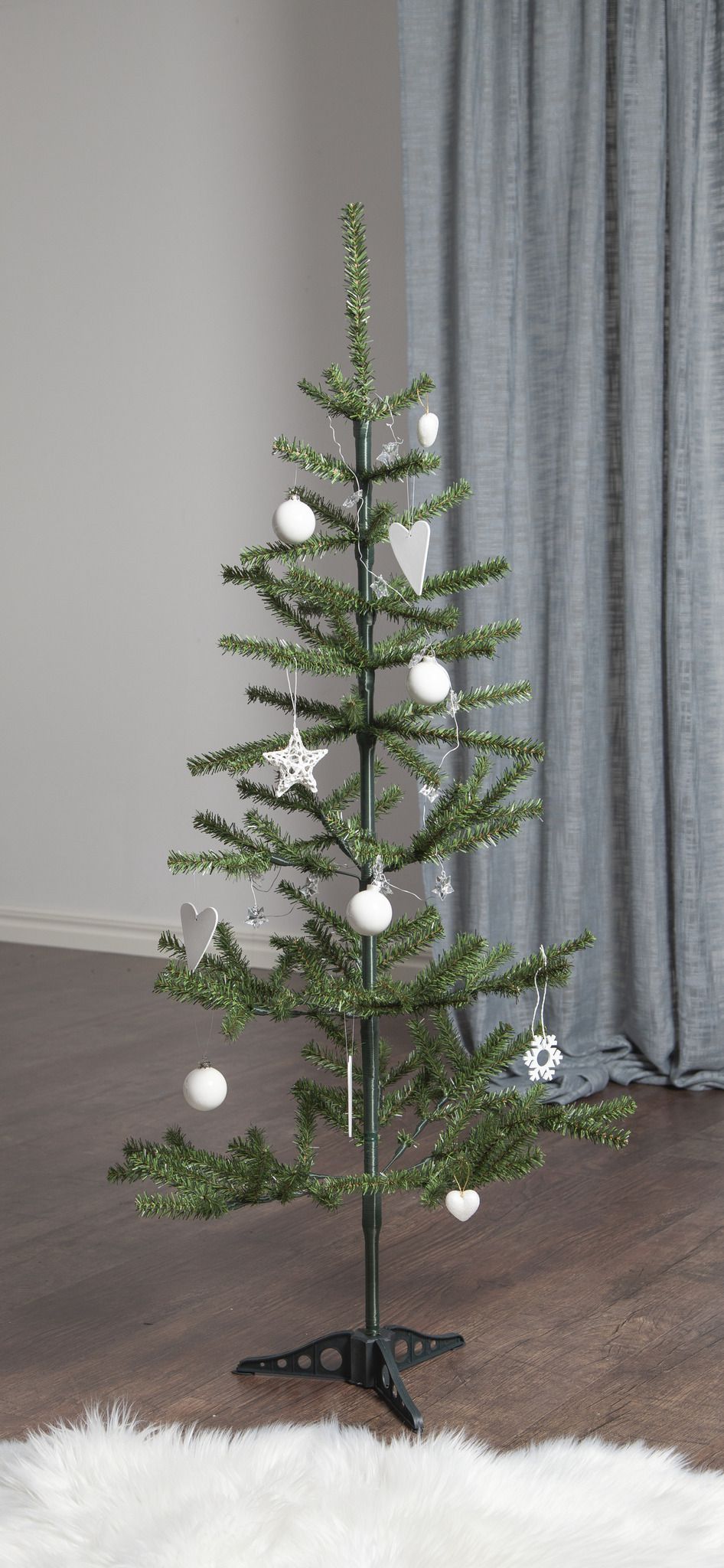 Künstlicher Weihnachtsbaum Jylle - Grün, keine Lämpchen, 140cm Höhe
