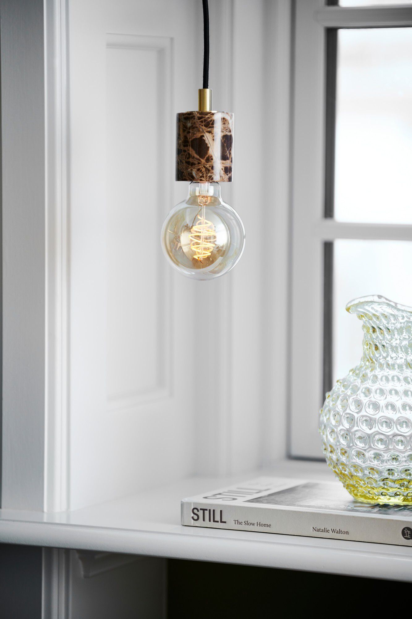 Siv, Pendelleuchte, Marble Braun - E27, IP20, max.60W