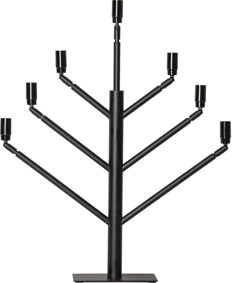 Kerzenleuchter STOCKHOLM - IP20, Schwarz