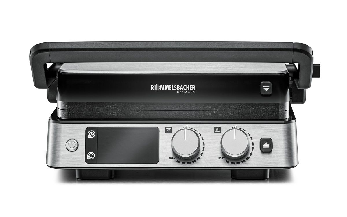 KONTAKTGRILL KG 2025 - Kontaktgrill, Edelstahl/schwarz, 2000W